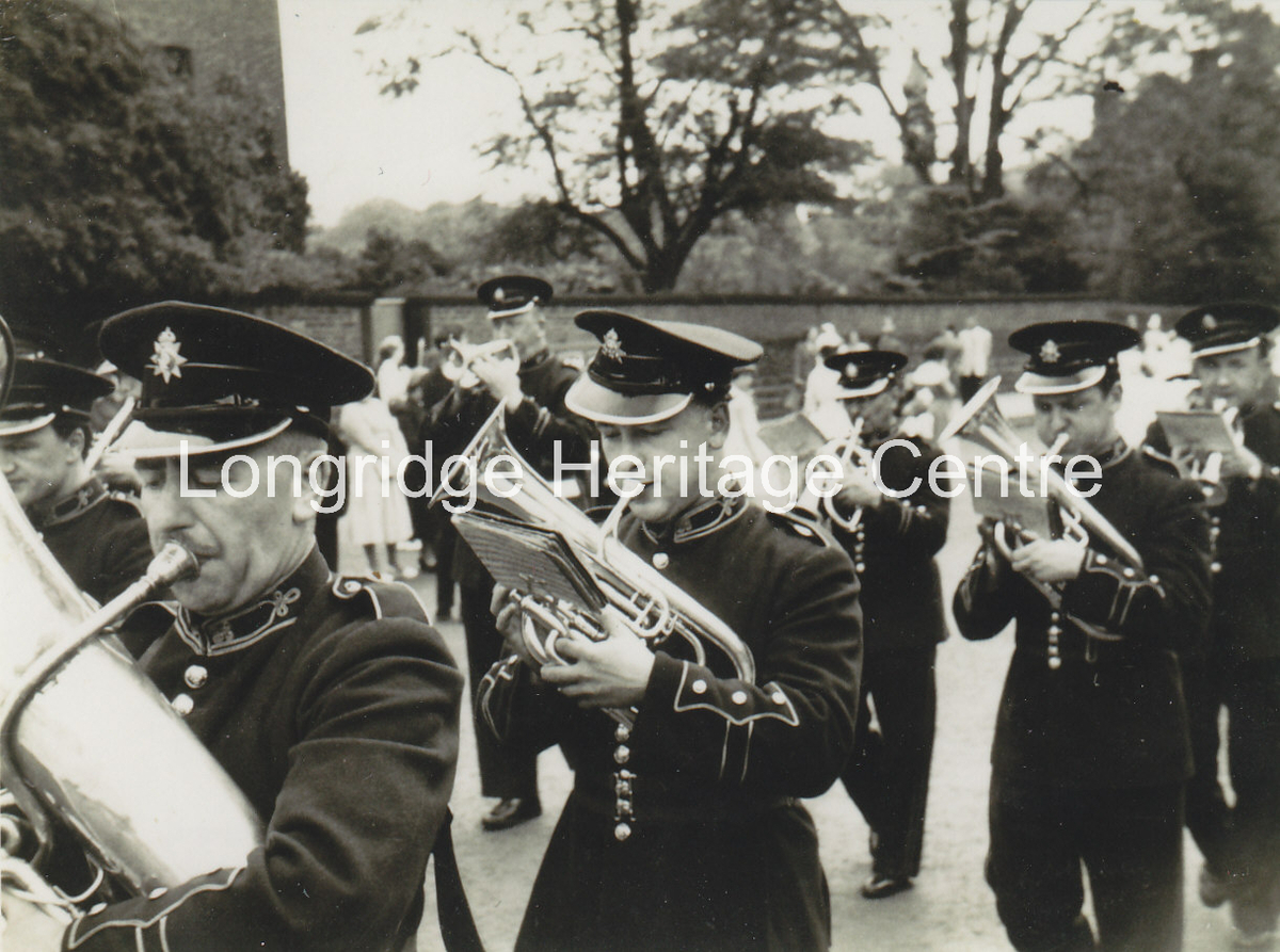 238B - Longridge Band - In Chorley for the Walking Day - 1960